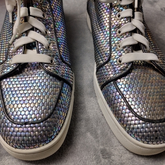Christian Louboutin Multicolor Leather Rantus Orlato Sneakers Size 43.5 US 10.5 - Picture 2 of 14
